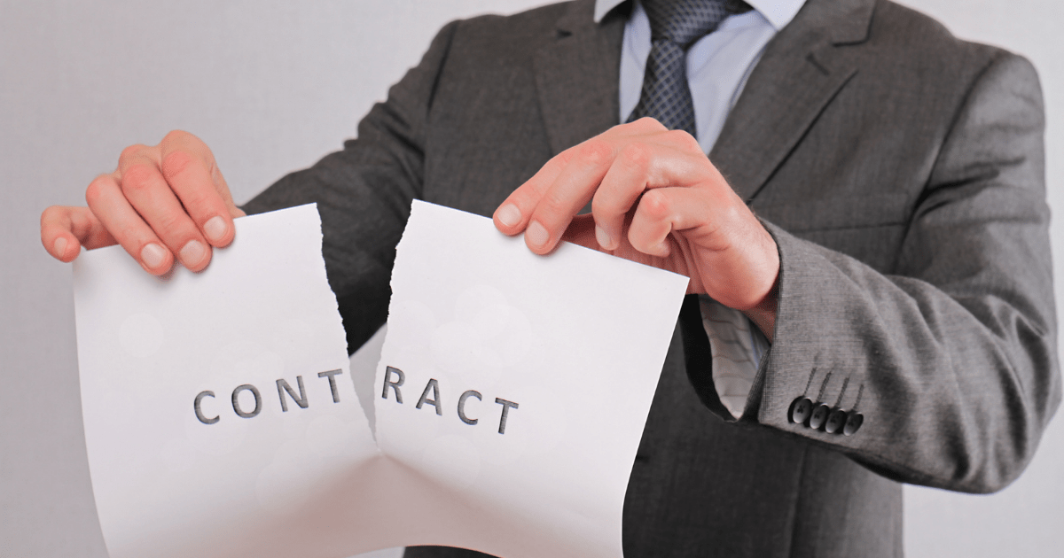 filing suit for breach of contract