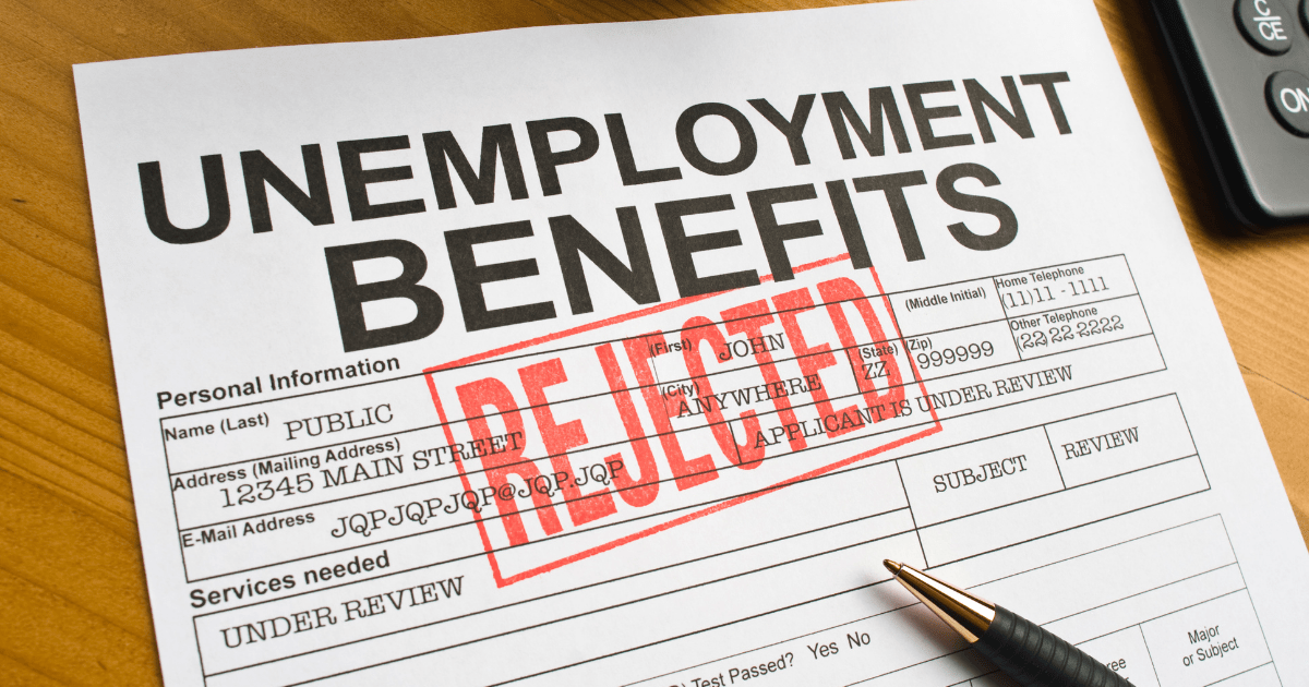 Appealing An Unemployment Benefits Denial LegalMatch   Rejected Unemployment Benefits Document 3 